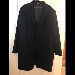 Men’s Black Dress Coat Stafford 52 Reg